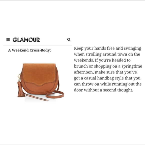 REBECCA MINKOFF MINI SUEDE & LEATHER SATCHEL - Picture 11 of 15